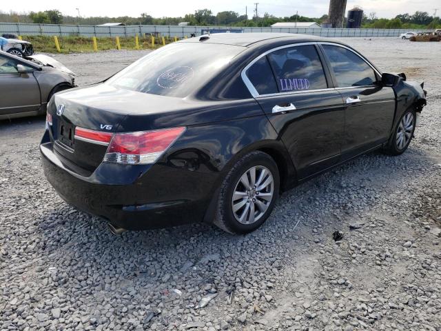 1HGCP3F86BA026883 - 2011 HONDA ACCORD EXL BLACK photo 3