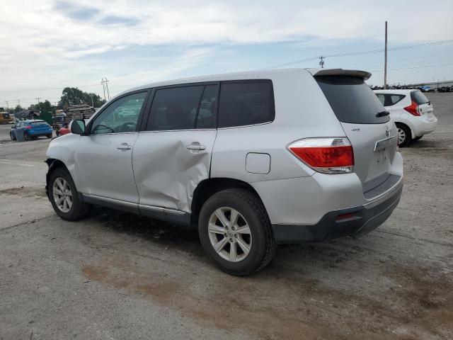 5TDZK3EH8DS128264 - 2013 TOYOTA HIGHLANDER BASE Silber Foto 2