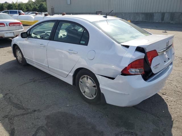JHMFA3F21BS000631 - 2011 HONDA CIVIC HYBRID WHITE photo 2