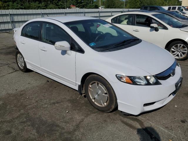 JHMFA3F21BS000631 - 2011 HONDA CIVIC HYBRID WHITE photo 4