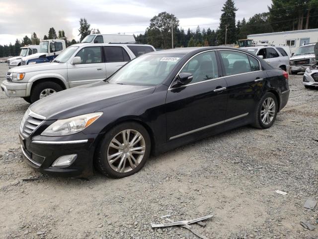 KMHGC4DF5CU182136 - 2012 HYUNDAI GENESIS 4.6L BLACK photo 1