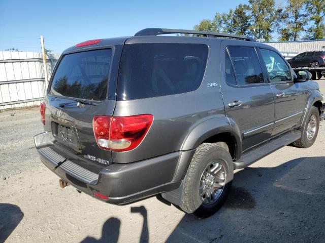 5TDBT44A37S285553 - 2007 TOYOTA SEQOUIA SR5 GRAY photo 3