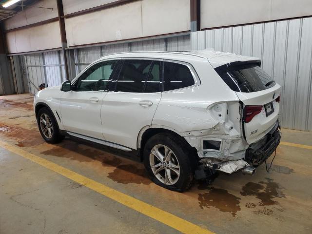 5UXTY5C03M9E47696 - 2021 BMW X3 XDRIVE30I WHITE photo 2