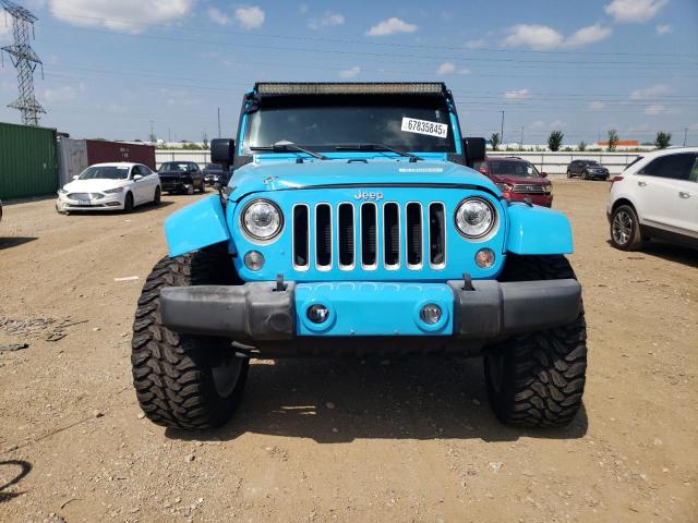 1C4HJWEG0HL605509 - 2017 JEEP WRANGLER UNLIMITED SAHARA BLUE photo 5