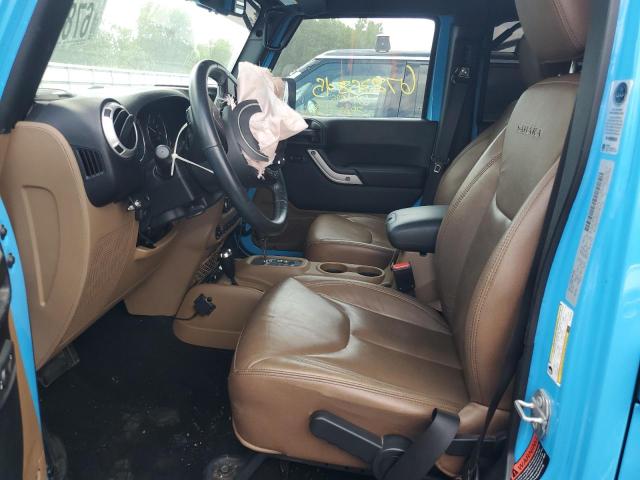 1C4HJWEG0HL605509 - 2017 JEEP WRANGLER UNLIMITED SAHARA BLUE photo 7