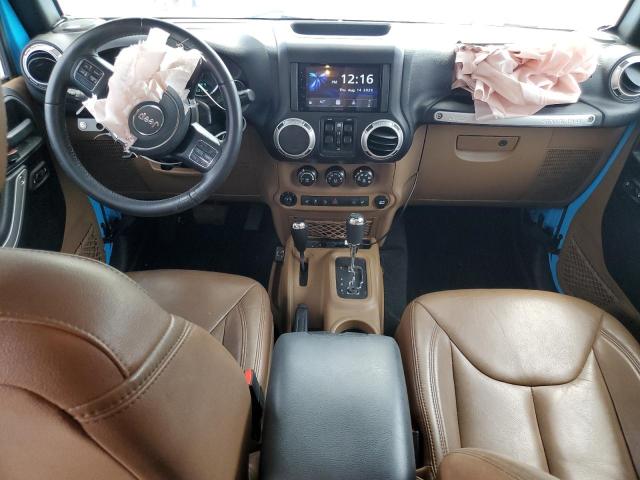 1C4HJWEG0HL605509 - 2017 JEEP WRANGLER UNLIMITED SAHARA BLUE photo 8