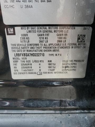 LRBFXBSA7HD222710 - 2017 BUICK ENVISION ESSENCE Qara foto 13