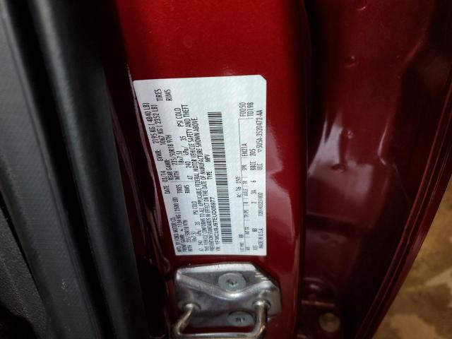 1FMCU9J97EUD05977 - 2014 FORD ESCAPE TITANIUM Qırmızı foto 14