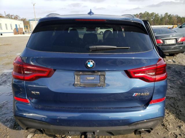 5UXTS3C5XK0Z08926 - 2019 BMW X3 XDRIVEM40I BLUE photo 6