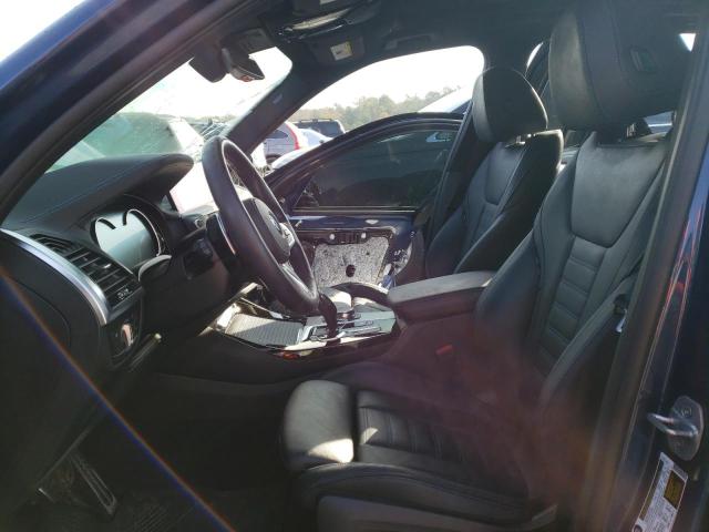 5UXTS3C5XK0Z08926 - 2019 BMW X3 XDRIVEM40I BLUE photo 7