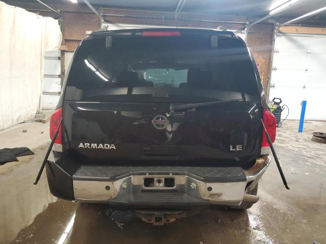 5N1AA08B05N705118 - 2005 NISSAN ARMADA SE BLACK photo 6