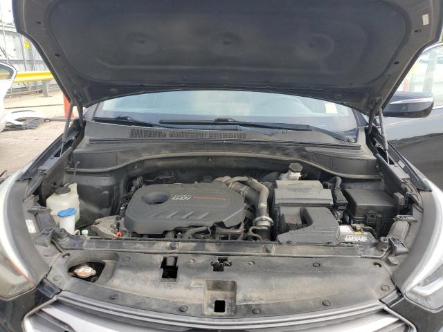 5XYZUDLA4HG483859 - 2017 HYUNDAI SANTA FE S BLACK photo 12