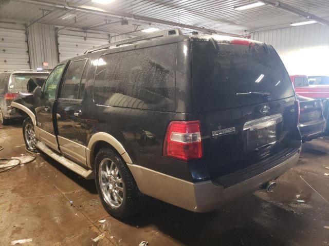 1FMFK18557LA10540 - 2007 FORD EXPEDITION EL EDDIE BAUER BLACK photo 3