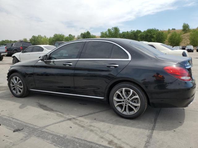 55SWF4KB4HU232370 - 2017 MERCEDES-BENZ C 300 4MATIC BLACK photo 2