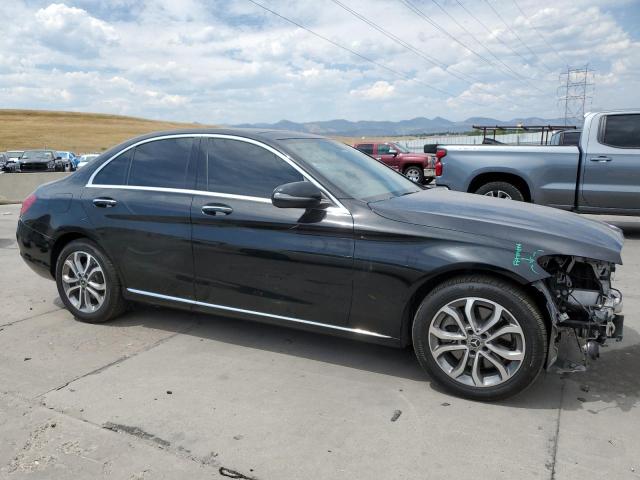 55SWF4KB4HU232370 - 2017 MERCEDES-BENZ C 300 4MATIC BLACK photo 4
