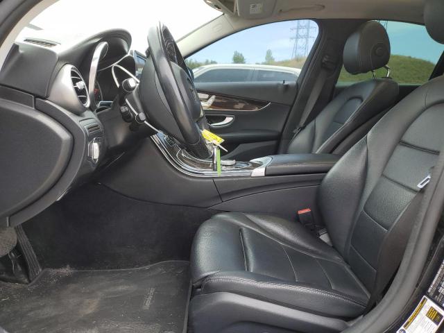 55SWF4KB4HU232370 - 2017 MERCEDES-BENZ C 300 4MATIC BLACK photo 7