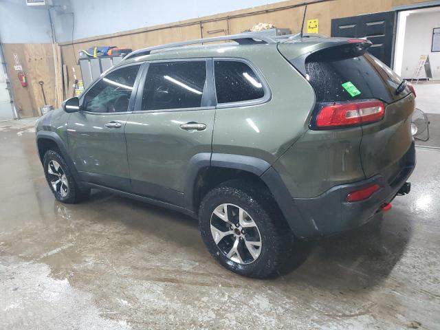 1C4PJMBX7JD613093 - 2018 JEEP CHEROKEE TRAILHAWK Yaşıl foto 2