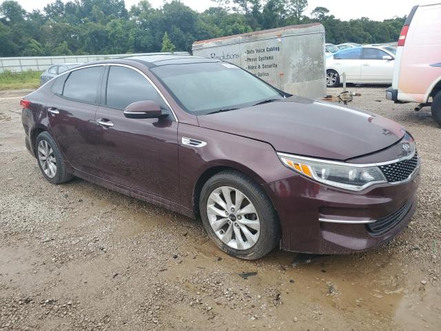 5XXGU4L37HG175324 - 2017 KIA OPTIMA EX BURGUNDY photo 4