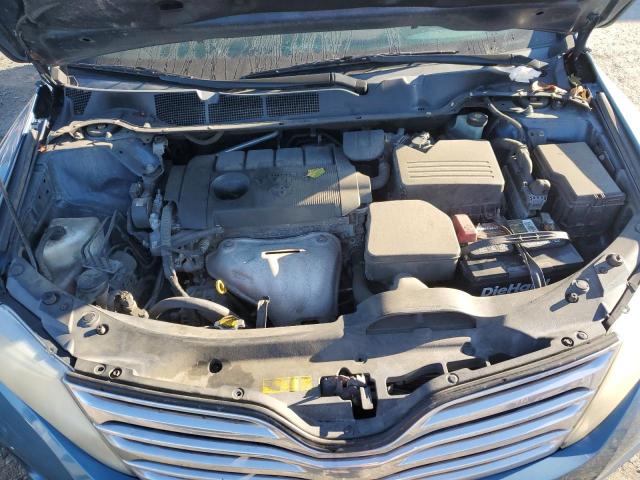 4T3ZA3BB8BU043973 - 2011 TOYOTA VENZA BLUE photo 11