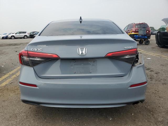 2HGFE2F54NH501309 - 2022 HONDA CIVIC SPORT GRAY photo 6