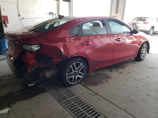 3KPF34AD2KE042271 - 2019 KIA FORTE GT LINE RED photo 3