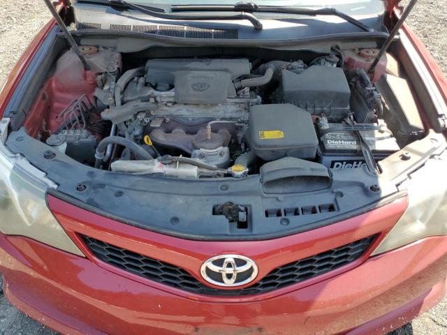 4T1BF1FK7CU534613 - 2012 TOYOTA CAMRY BASE RED photo 11