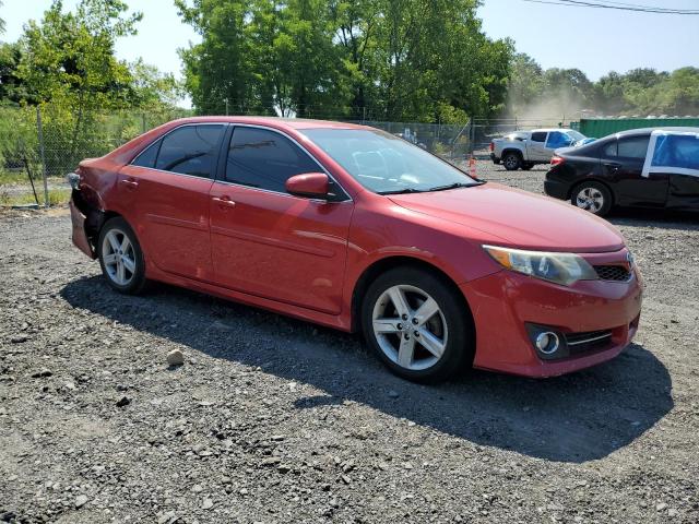 4T1BF1FK7CU534613 - 2012 TOYOTA CAMRY BASE RED photo 4