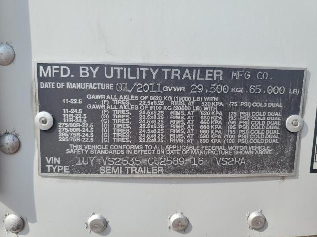 1UYVS2535CU258916 - 2012 UTILITY VS2RA თეთრი ფოტო 10