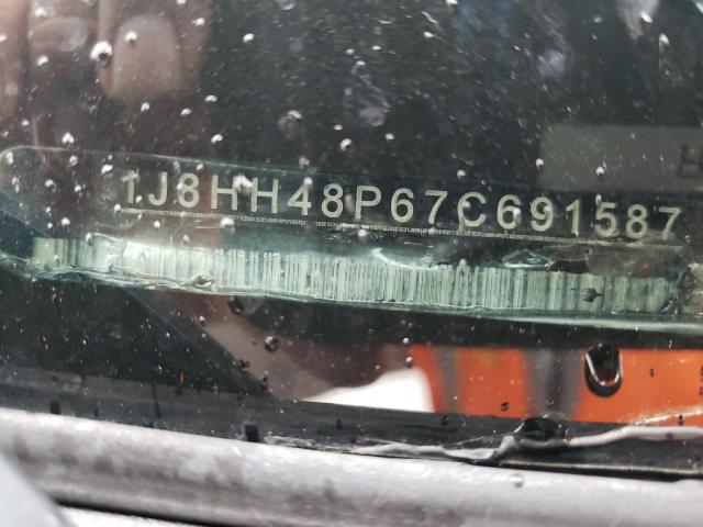 1J8HH48P67C691587 - 2007 JEEP COMMANDER 银色 照片 12