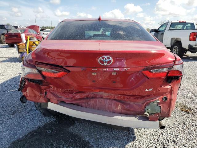 4T1C11AK8PU137525 - 2023 TOYOTA CAMRY LE 红色 照片 6