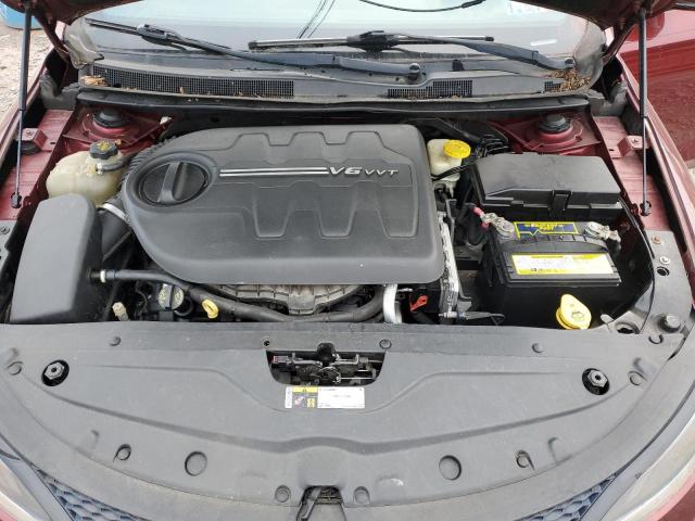 1C3CCCDG3FN636411 - 2015 CHRYSLER 200 S MAROON photo 11