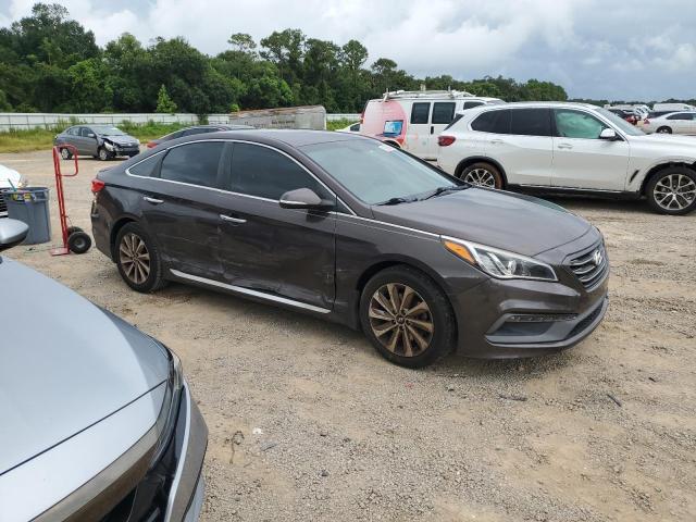 5NPE34AF2FH253808 - 2015 HYUNDAI SONATA SPORT 棕色 照片 4