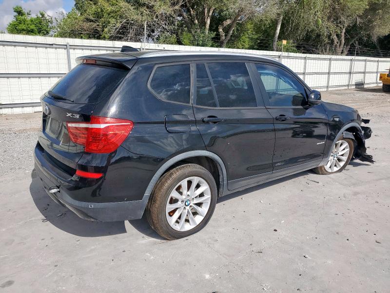 5UXWZ7C54H0V86230 - 2017 BMW X3 SDRIVE28I BLACK photo 3