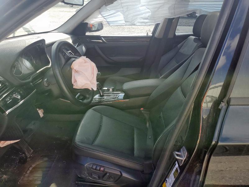 5UXWZ7C54H0V86230 - 2017 BMW X3 SDRIVE28I BLACK photo 7