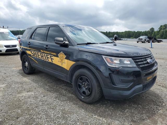 1FM5K8AT6JGA71344 - 2018 FORD EXPLORER POLICE INTERCEPTOR Noir photo 4