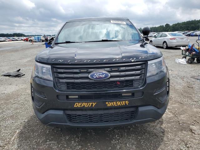1FM5K8AT6JGA71344 - 2018 FORD EXPLORER POLICE INTERCEPTOR Noir photo 5