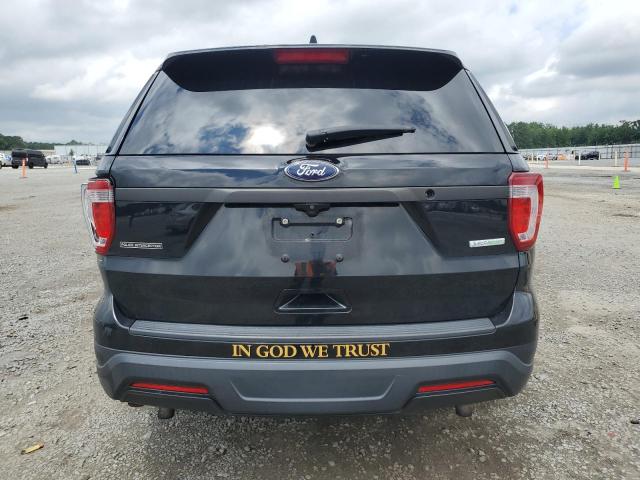 1FM5K8AT6JGA71344 - 2018 FORD EXPLORER POLICE INTERCEPTOR Noir photo 6