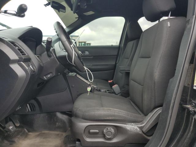 1FM5K8AT6JGA71344 - 2018 FORD EXPLORER POLICE INTERCEPTOR Noir photo 7