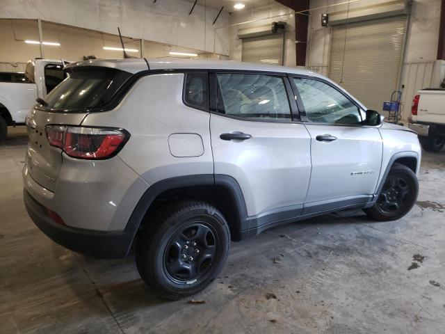 3C4NJDABXKT787569 - 2019 JEEP COMPASS SPORT SILVER photo 3