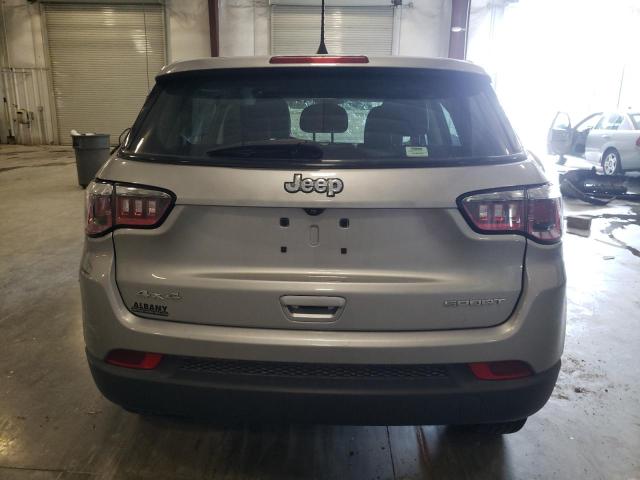 3C4NJDABXKT787569 - 2019 JEEP COMPASS SPORT SILVER photo 6