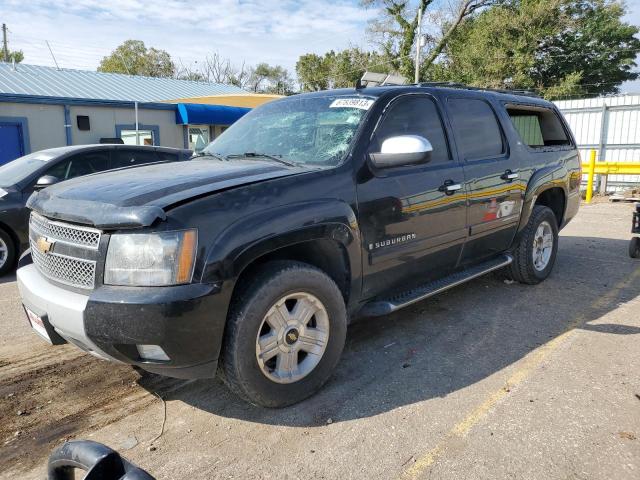 3GNFK16318G108136 - 2008 CHEVROLET SUBURBAN K1500 LS BLACK photo 1