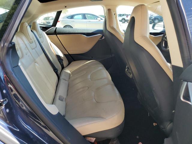 5YJSA1H16EFP43800 - 2014 TESLA MODEL S ლურჯი ფოტო 10