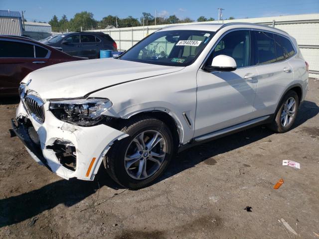 5UXTR9C55KLP97053 - 2019 BMW X3 XDRIVE30I WHITE photo 1