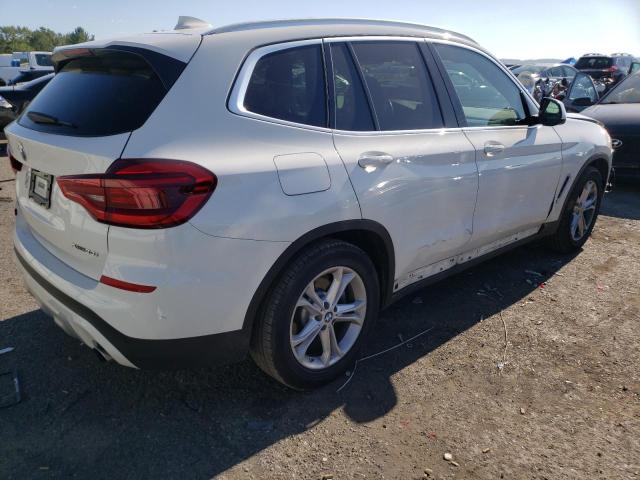 5UXTR9C55KLP97053 - 2019 BMW X3 XDRIVE30I WHITE photo 3