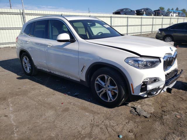 5UXTR9C55KLP97053 - 2019 BMW X3 XDRIVE30I WHITE photo 4