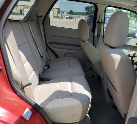 1FMCU0DG3CKB50312 - 2012 FORD ESCAPE XLT 红色 照片 10