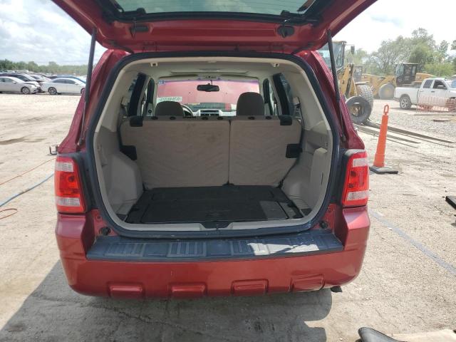 1FMCU0DG3CKB50312 - 2012 FORD ESCAPE XLT 红色 照片 6