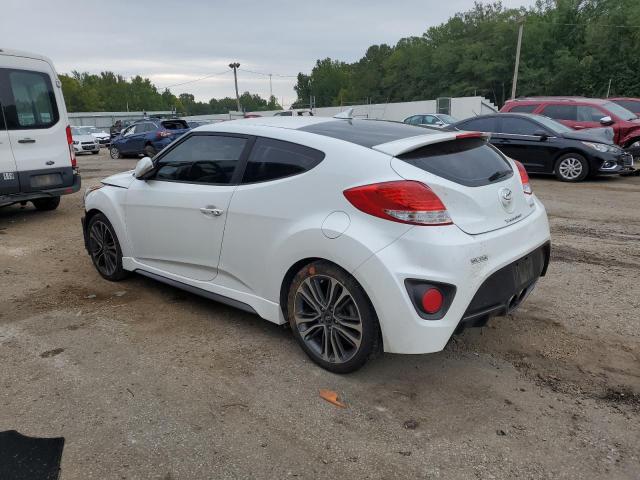 KMHTC6AE1GU301568 - 2016 HYUNDAI VELOSTER TURBO WHITE photo 2