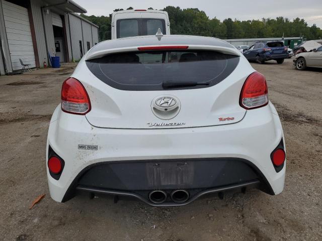 KMHTC6AE1GU301568 - 2016 HYUNDAI VELOSTER TURBO WHITE photo 6