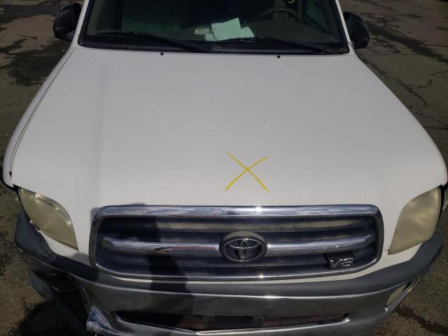 5TBRT34102S305137 - 2002 TOYOTA TUNDRA ACCESS CAB თეთრი ფოტო 11